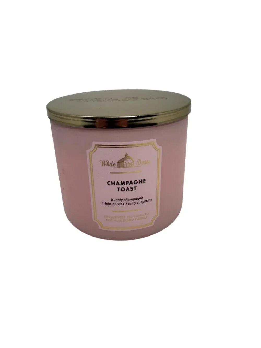 Bath & Body Works White Barn Champagne Toast 3-Wick 14.5oz Candle - Picture 1 of 4